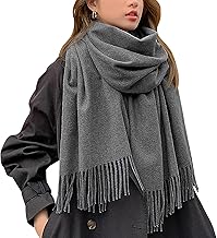 [Allanve] マフラー レディース 大判ストール 【高級な雰囲気・柔肌ふんわり・暖かい防風】 柔らかい チェック柄 ブランケット レディースマフラー ひざ掛け おしゃれ 厚手 無地 かわいい 秋冬 学生 ギフト クリスマスプレゼント