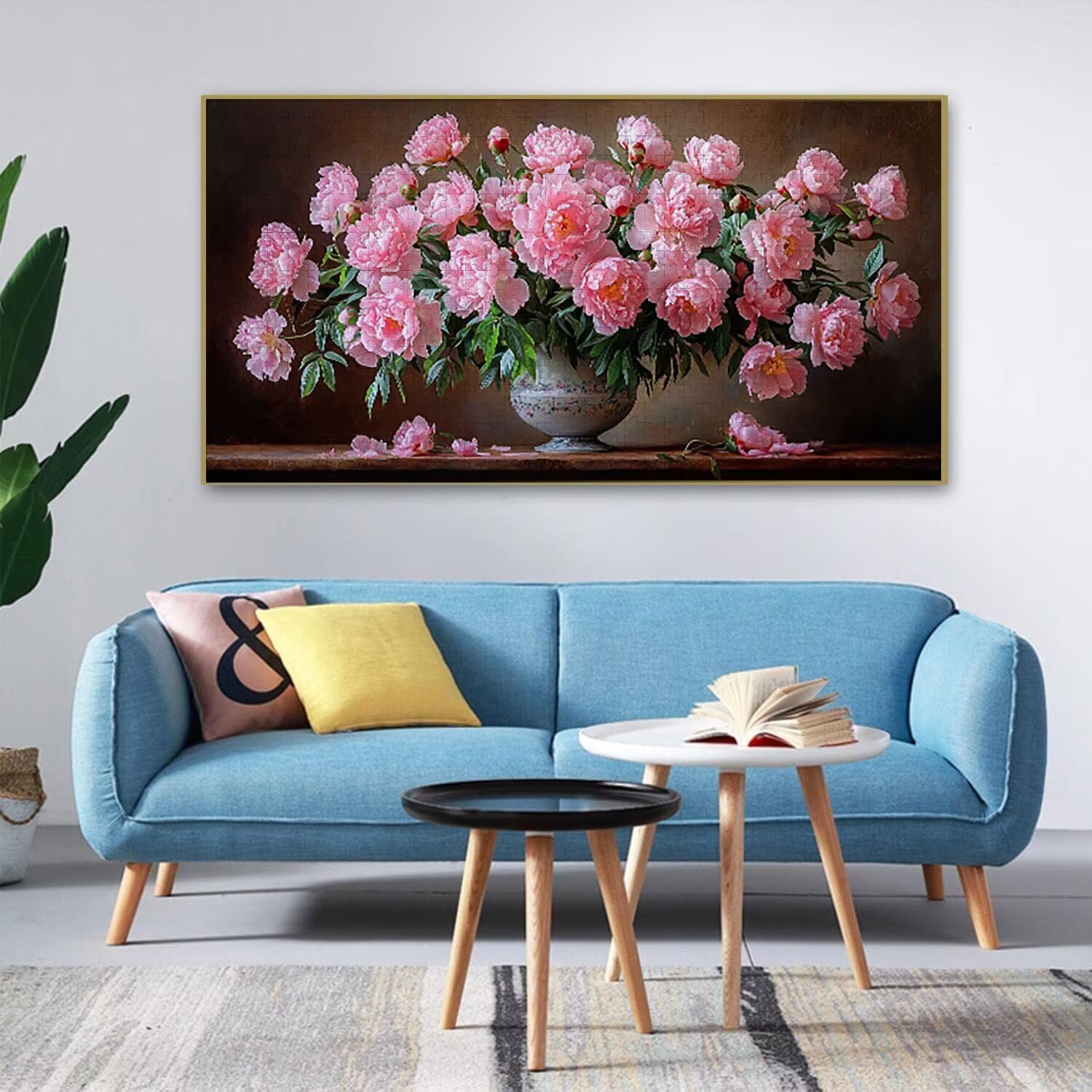 Puzzle para Adultos 1692 Piezas, Plantas de Flores Puzzle, Difícil, Desafiante, Rompecabezas Encajan Perfectamente, Letras en la Parte Posterior, Regalo para Personas Mayores (179x31cm) v-507