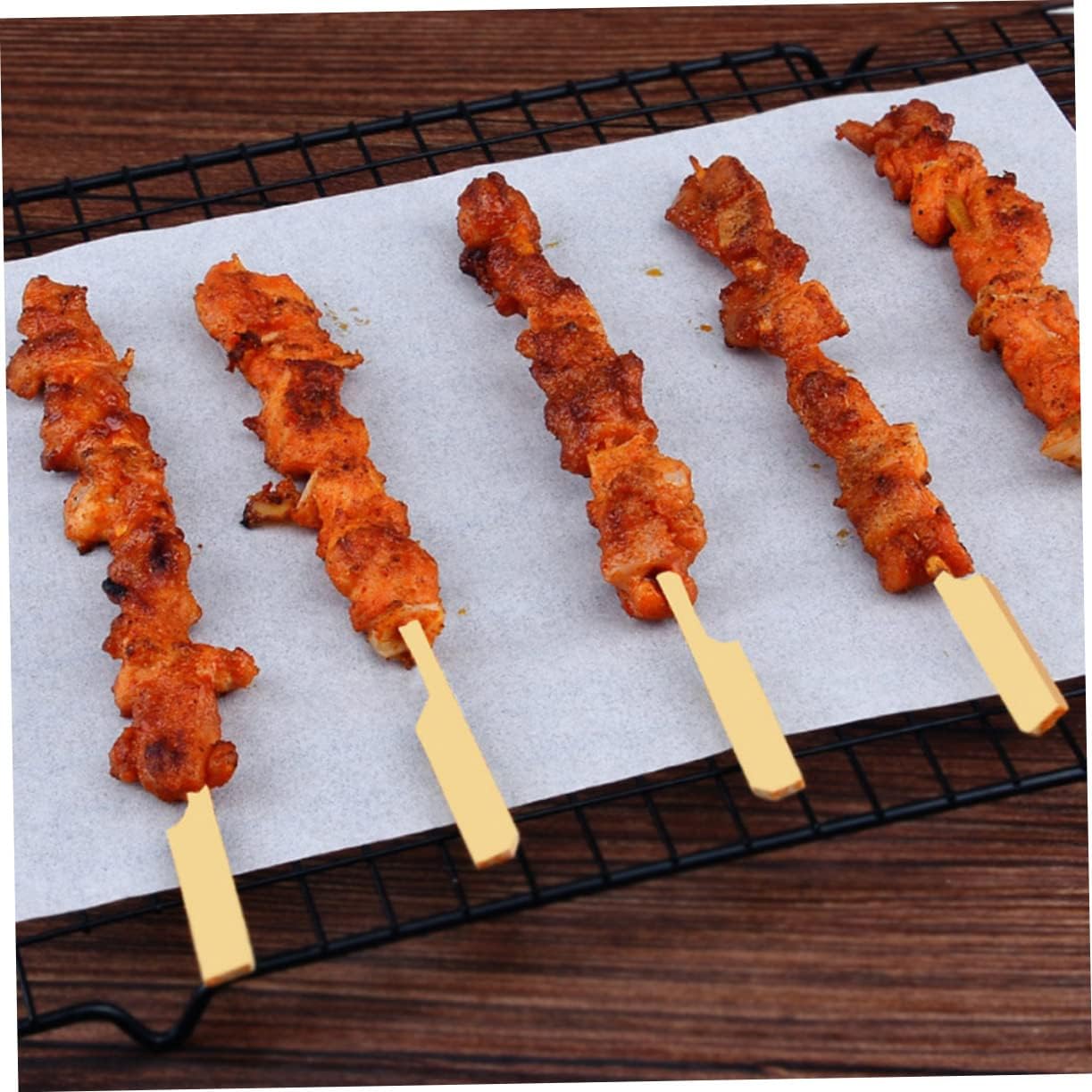 Mikinona 100pcs Parchment Paper Sheets Non-stick Bbq Paper Liners for Baking and Oven Use