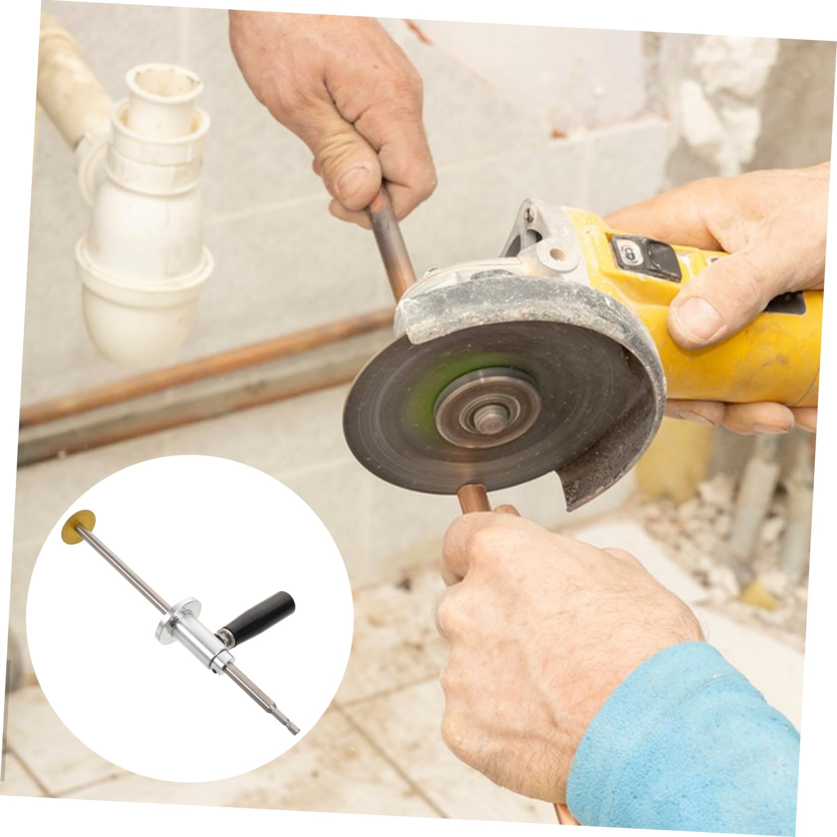Coupe-tube et Molette de Découpe Précise Intérieur en Acier Inoxydable avec Poignée Ergonomique pour Coupe-plomberie Pvc Réglable pour Usage Domestique
