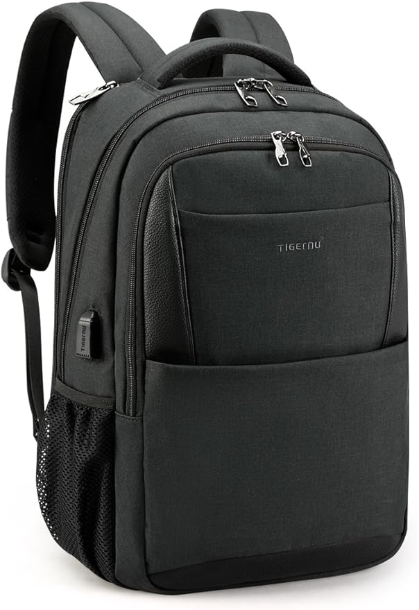 Tigernu t-b3105 impermeable viaje Mochila para portátil de hasta 15 "pulgadas, mochila Colegio Bolsa para la escuela bolsa de viaje mochila portátil bolsa impermeable nailon (negro y naranja)