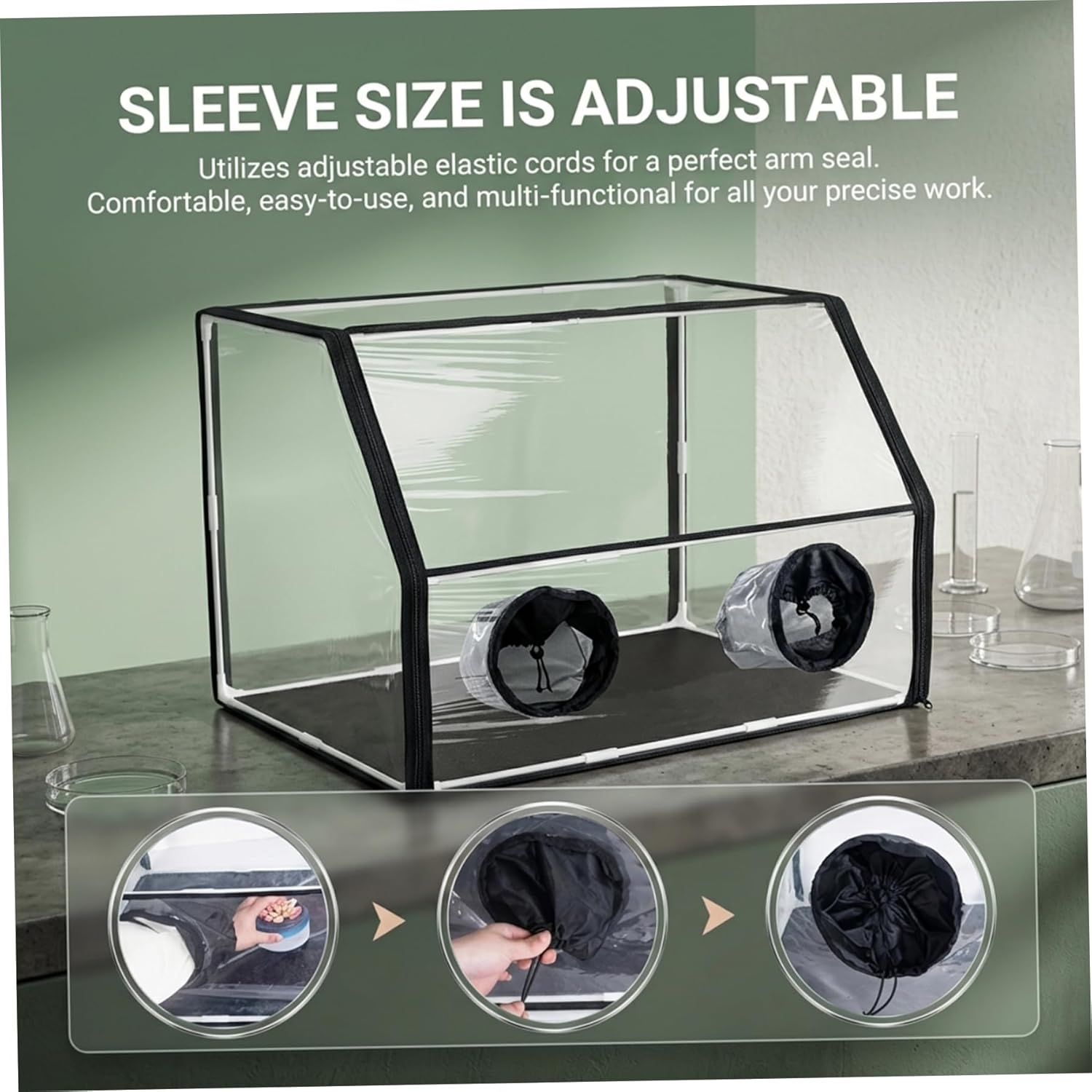 Mushroom Grow Tent, Clear View & Spore Guard Still Air Box Mycology Kit Includes Thermometer & Misters for Indoor Mushroom Growing, 24×16×16in, Décorations de Maison