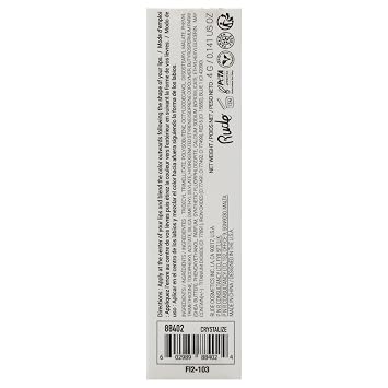 Berry Juicy Lip Gloss - Crystalize by Rude Cosmetics for Women - 0.14 oz Lip Gloss