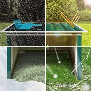 GARDEBRUK® Robotic Lawnmower Garage Foldable 89 x 90 x 54 cm