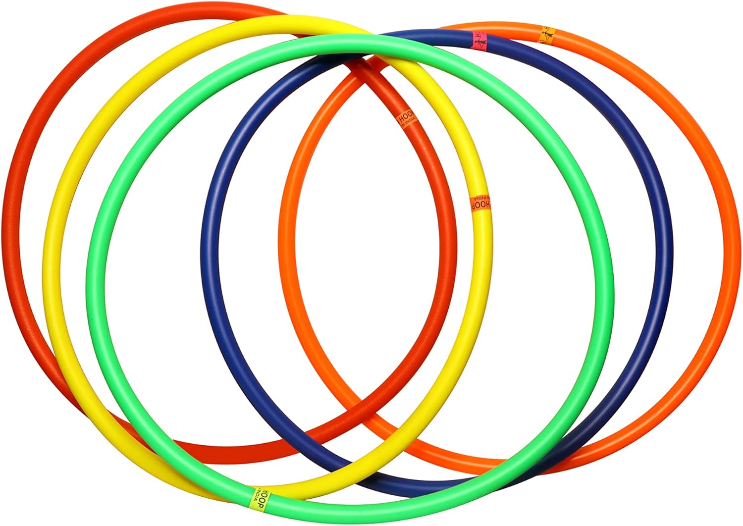 Welded Hula Hoop Exercise Ring for Fitness for Boys,Girls, Kids and Adults (Multi Color)