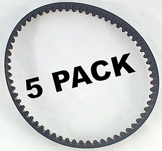 5 Pk, Bissell Deepclean Essential Cogged Brush Belt, 1601542