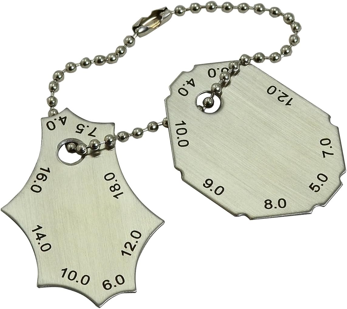 RIVERWELD Welding Gauge Two Piece Gage