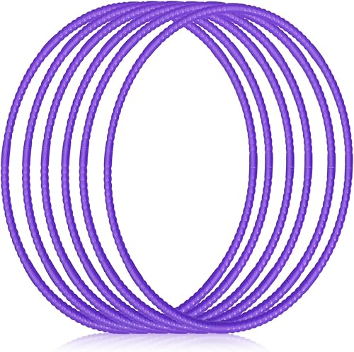Miniatura 16 de Shappy - 6 piezas de aros de ejercicio desmontables ajustables, juguete de plástico, juguetes de patio de juegos, aros circulares