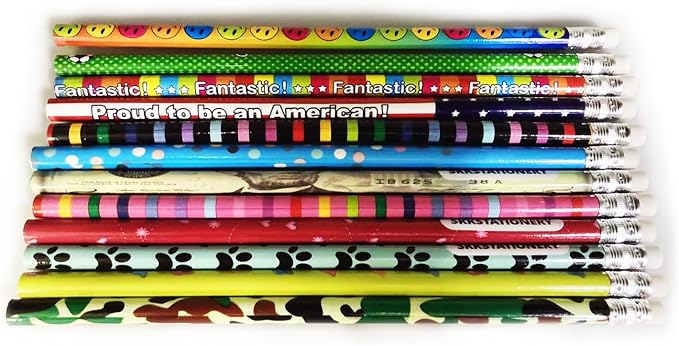 Lápices de colores SKKSTATIONERY 144 piezas HB miniatura 4