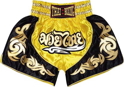 Miniatura 2 de Pantalones cortos de Muay Thai para niños (4 años a 10 años) para boxeo, kickboxing, artes marciales mixtas, entrenamiento para niños y niñas
