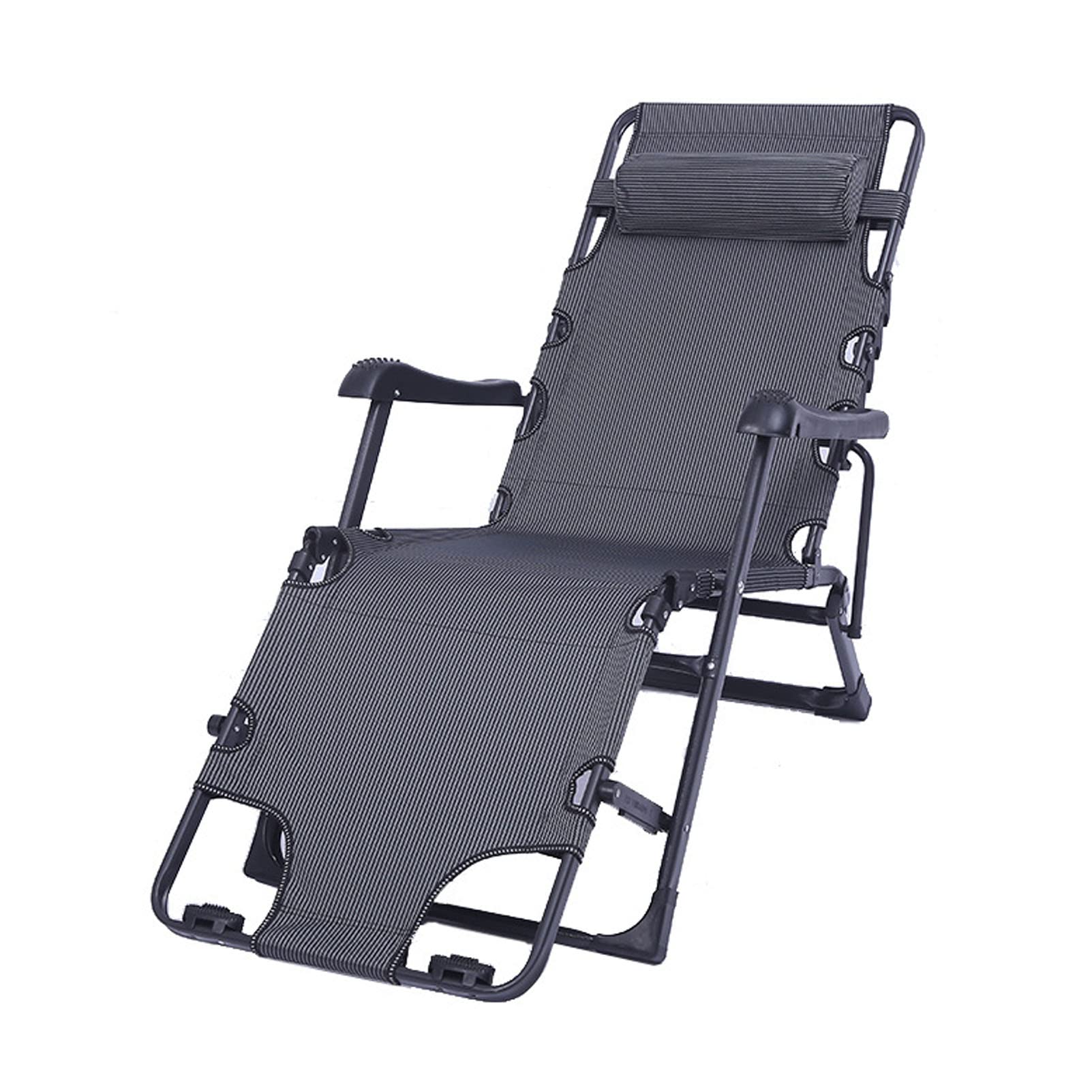 Chaise longue pliable à gravité zéro inclinable et stable charge 200 kg
