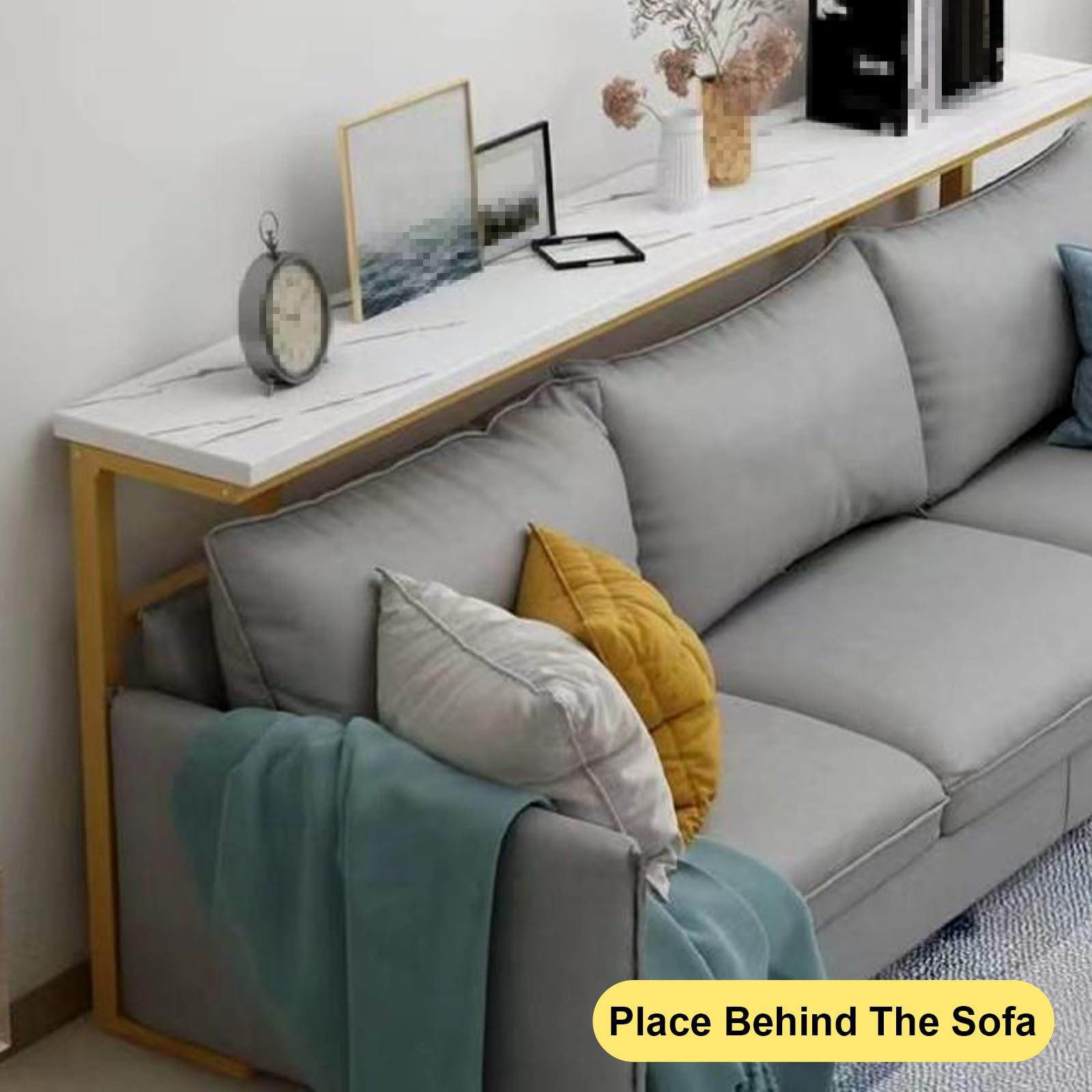Cubierta de radiador sin perforación, estante de almacenamiento de metal para sala de estar y cocina, carga máxima de 30 kg, elegante protección del radiador, 120 x 15 x 90 cm