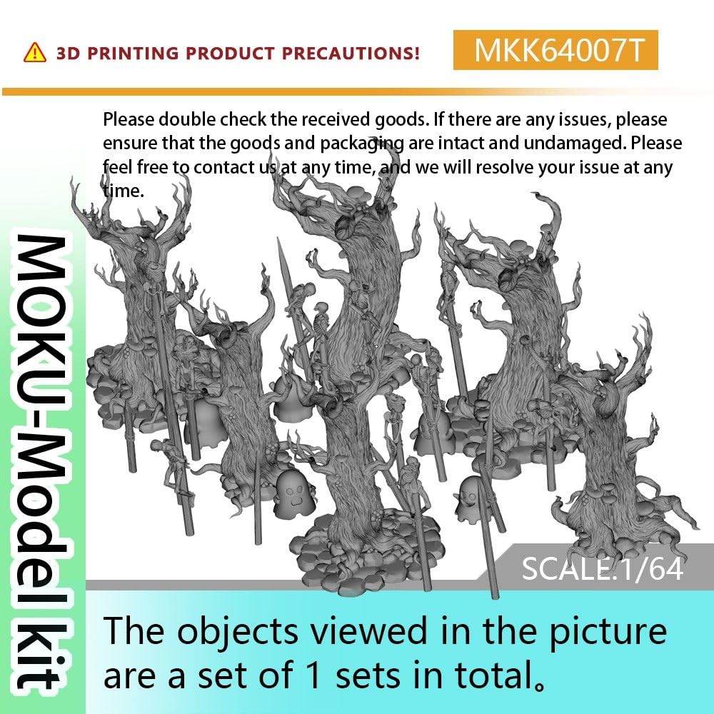 MKK64007T 1/64 Miniaturowy model do składania Przerażająca scena