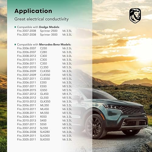 Miniatura 2 de YHTAUTO Juego de 6 bobinas de encendido cuadradas de repuesto para Mercedes-Benz C230 C280 C300 C350 CL550 CLK350 E350 E550 G550 GL450 GLK350 ML350