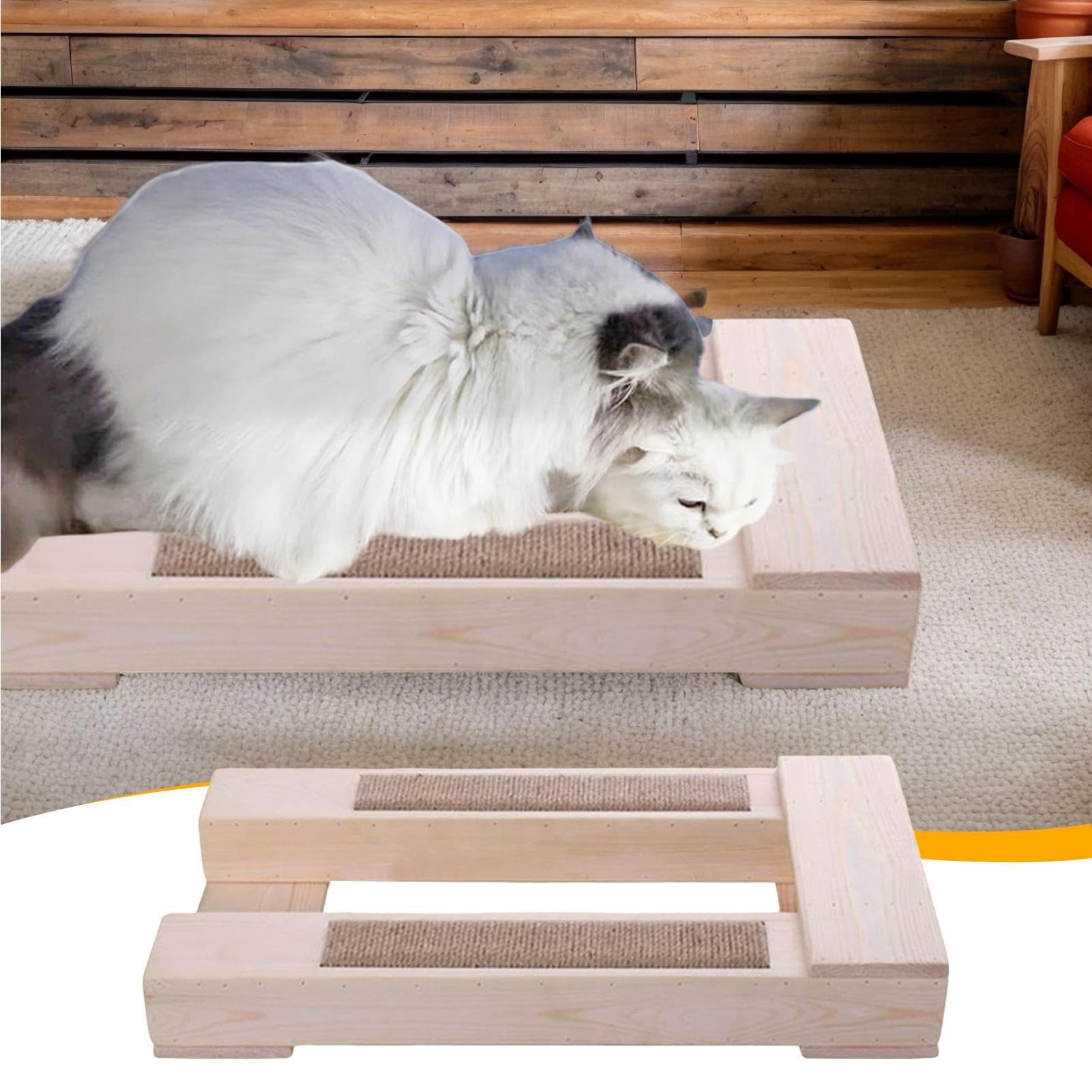 Sgabelli da riproduzione per gatto, sedia da riproduzione di gatti - per accoppiamento a gambe cortometraggi Sedia in legno | Compagno di rimozione della noia per gatti grandi piccoli per