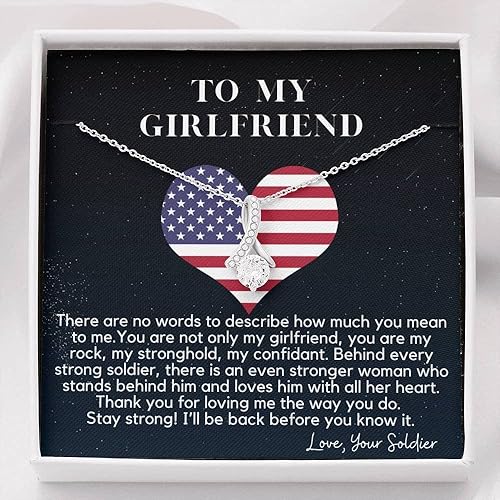 Joyería con tarjeta de mensajes, regalos personalizados, collar hecho a mano, tarjetas para novia, regalo de relación a larga distancia para novia,