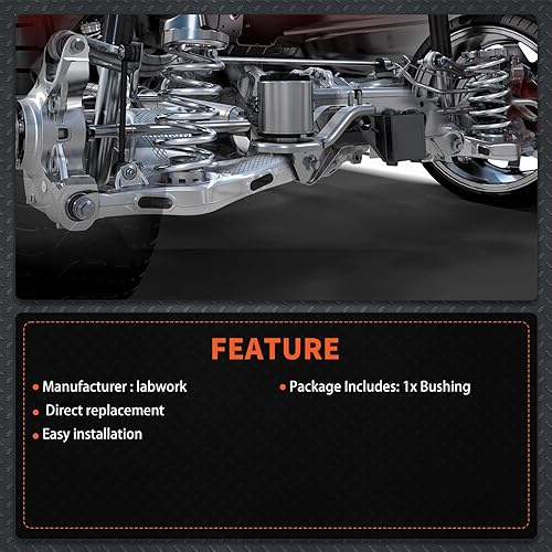 Miniatura 6 de labwork Soporte diferencial delantero Soporte de montaje Marco de soporte de eje Buje de reemplazo para Hummer H3 H3T 2006 2007 2008 2009 2010
