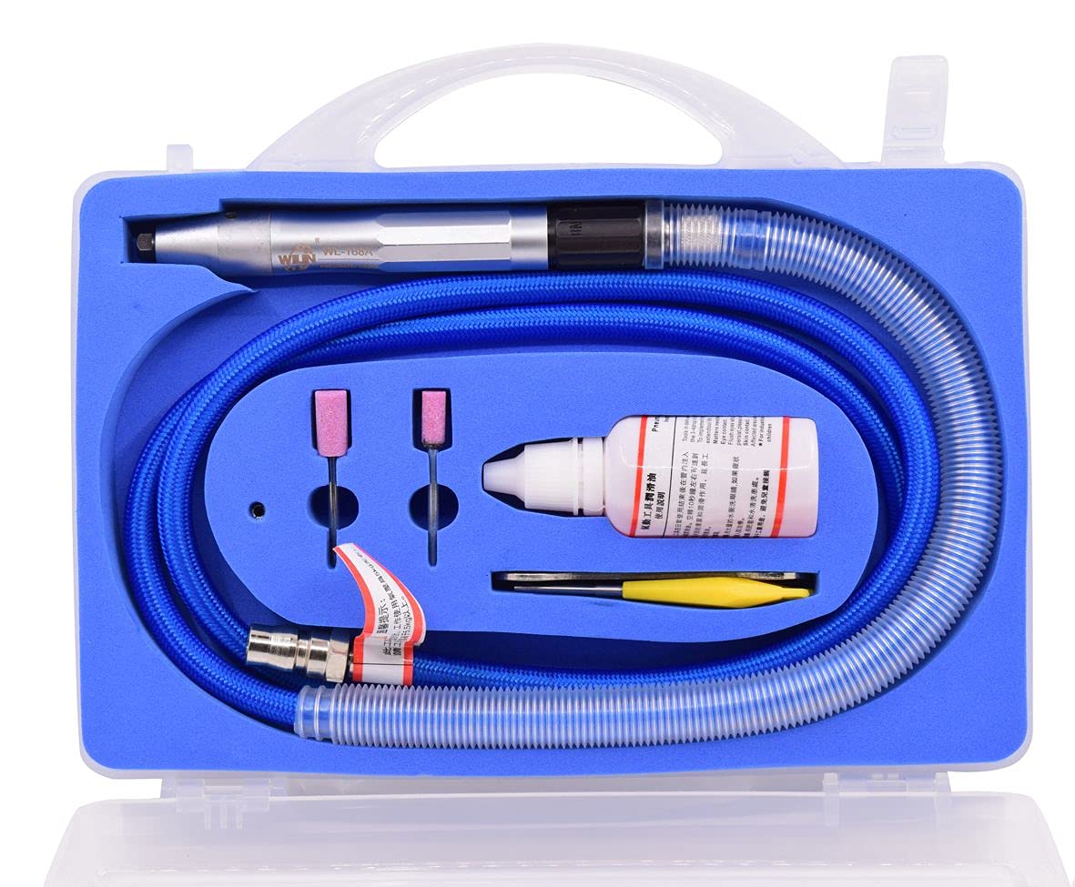 Micro Air Pencil Type Die Grinder Tool 1/8" Pneumatic Engraving Pen