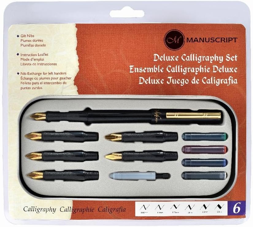 Manuscript Deluxe Calligraphy Fountain Pen Set