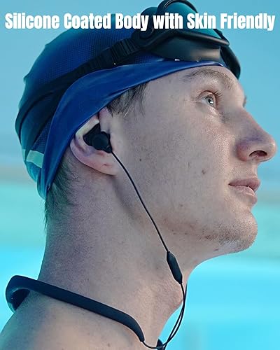 Miniatura 2 de Tayogo Reproductor de MP3 impermeable para nadar + auriculares Bluetooth para correr  Auriculares subacuáticos IPX8, reproductor de música de 8 GB,