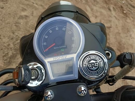 Dhe Best Dashboard Screen Protector Speedometer Cover/Cap Compatible with RE Reborn Classic 350
