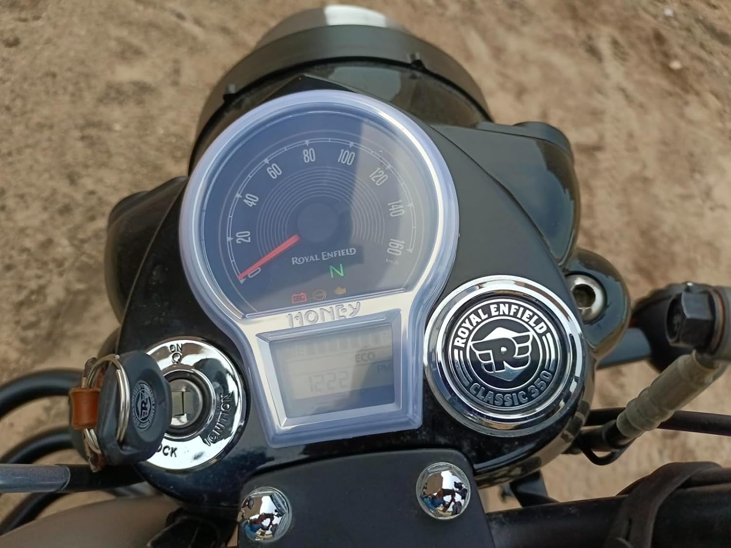 Dhe Best Dashboard Screen Protector Speedometer Cover/Cap Compatible with RE Reborn Classic 350