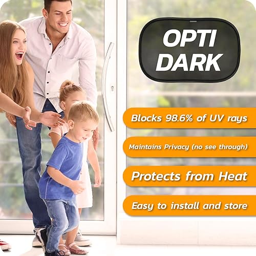 Miniatura 9 de Caramaz - Parasol de automóvil para bebé con protección UV certificada (2 unidades, 20 x 12pulgadas), Safari