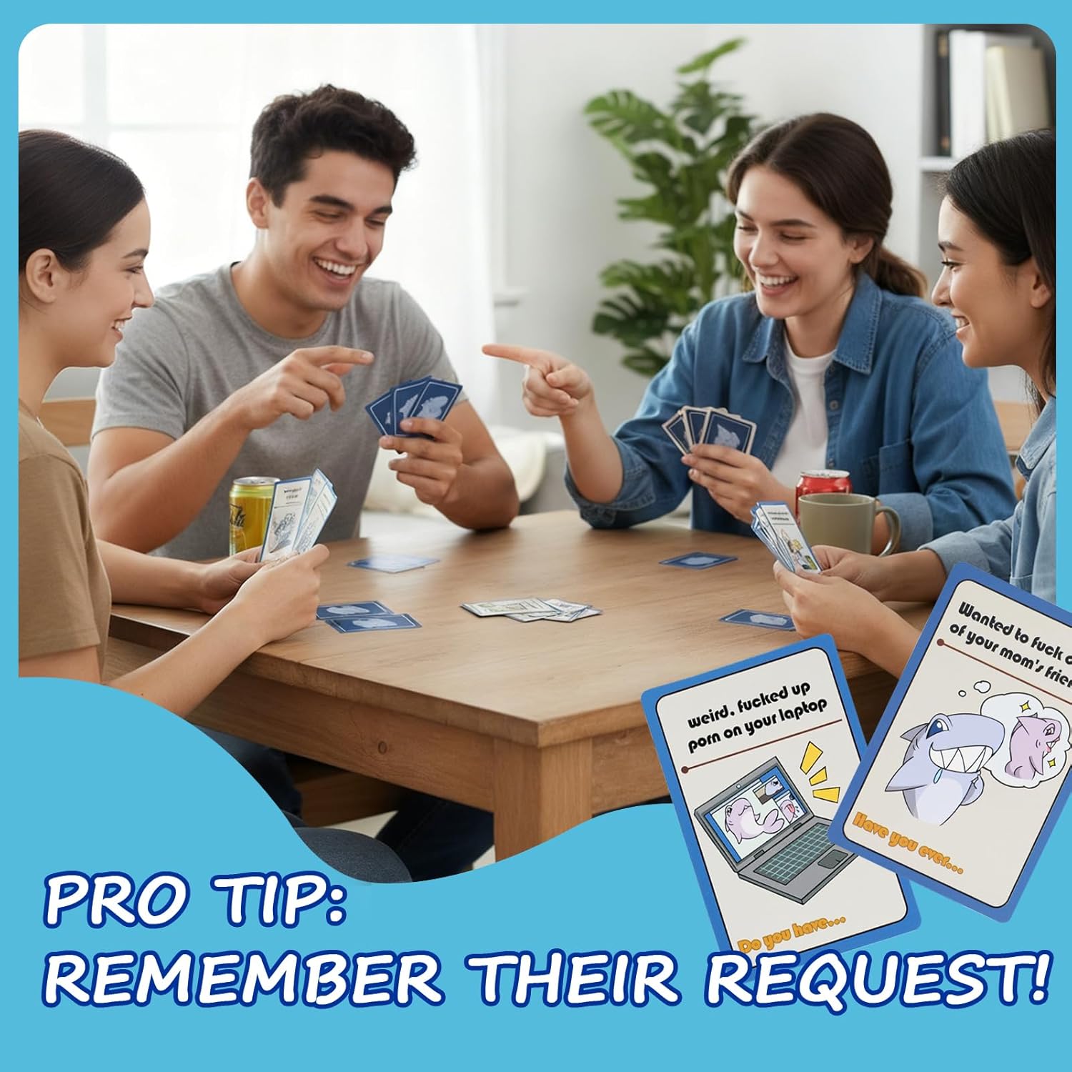 Horrible Go Fish Game for Grown Up - Horrdom Go Fish, 2+ Players, 104 Cards, 10+ Minutes, 26 Pairs, Card Games for Grown Ups You've Always Wanted Party Fun