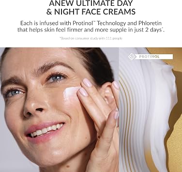 AVON Anew Ultimate Mini Gift Set, Night Restoring Cream, Day Firming Cream SPF25 & Skin Renewal Power Serum, Dual Collagen Boost & SPF Protection, Firmer Plumper Skin Care