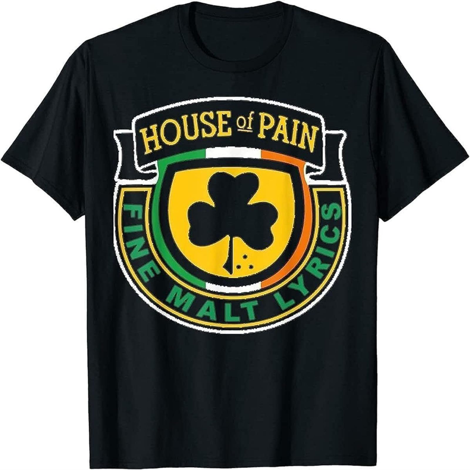 Miss Lilly Men's Black Houses Of Pain T-Shirt Casual Graphic Comfortable Tees M