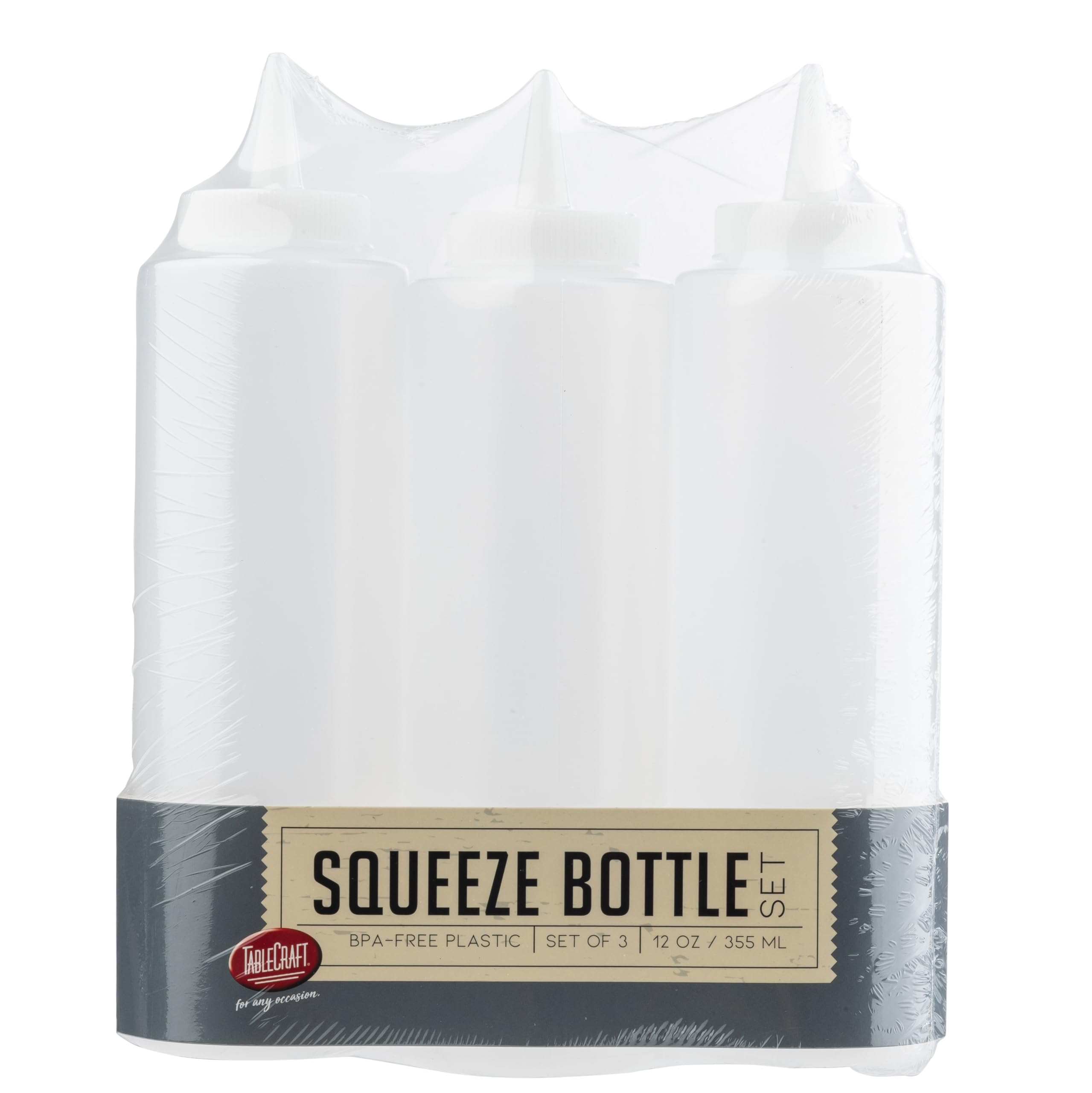 Bouteilles souples plastique faciles à presser pour doser les sauces sans gâchis