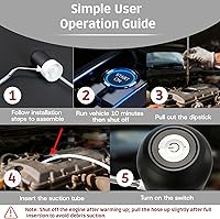 Vista 5 de Bomba extractora de aceite - Extractor eléctrico inalámbrico de cambio de aceite, sistema de eliminación de aceite de motor de autosucción