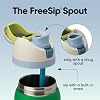 Owala FreeSip Insulated Stainless Steel Water Bottle with Straw, BPA-Free Sports Water Bottle, Great for Travel, 32 Oz, Putting Green