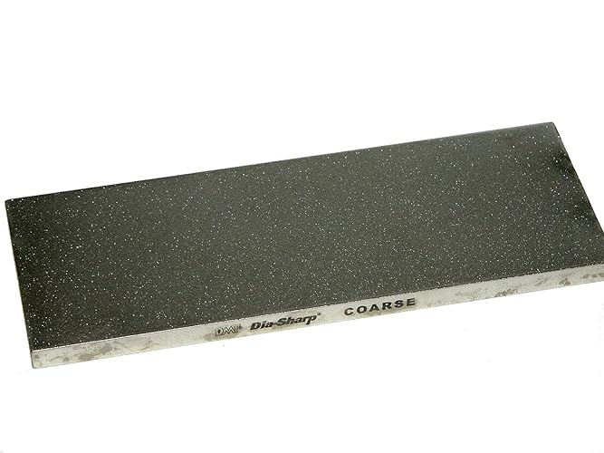 DMT D8X Diamond Dia-Sharp Bench Stone, Knife Sharpener - Extra Coarse (220) Flat Sharpening, Made in the USA 8" x 3" x 0.38" - Extra Coarse