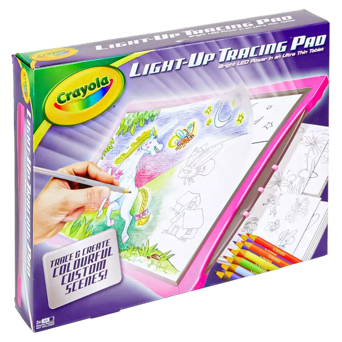 Trolls World Trolls Light Up Tracing Pad Drawing Pads Crayola