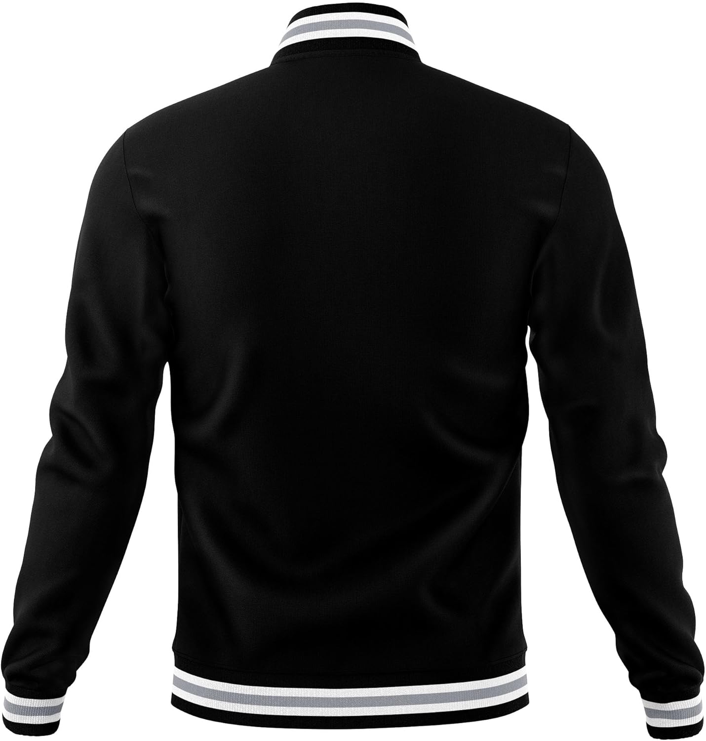 KXK Men’s Fashion Varsity Jacket Causal Cotton Letterman Baseball Bomber Jacket Lightweight Coat - Image 3