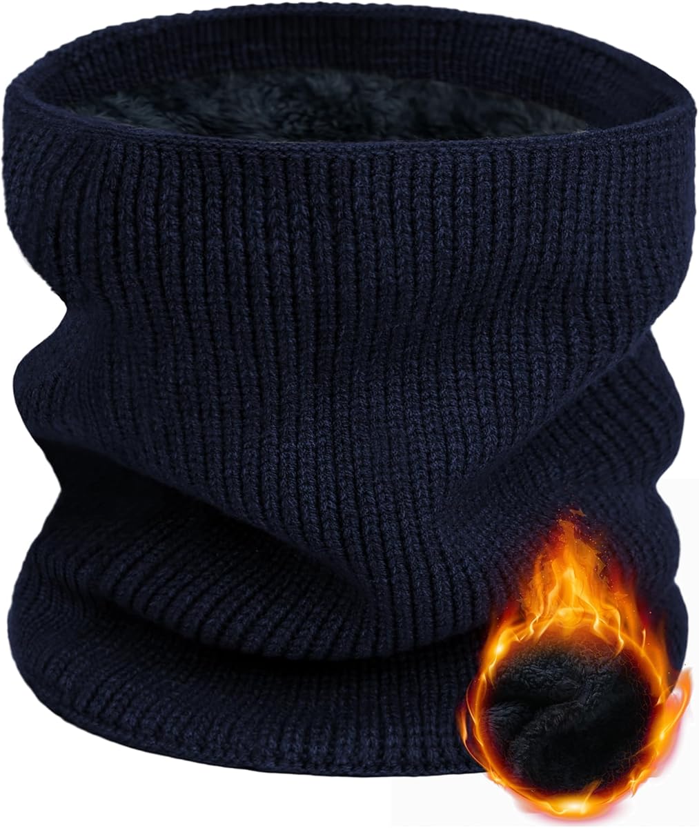 Buauty Neck Warmer Gaiters for Men Women Winter Neck Scarves Fleece Cold Weather Gear Ski Accessories Nose Ear Face Mask