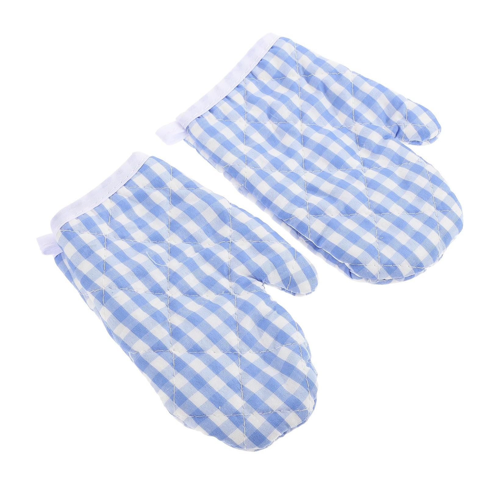 MRKU Guantes para Hornear, Guantes de Cocina Resistentes al Calor, 2 Piezas, poliéster, Alfombrilla térmica Multicolor