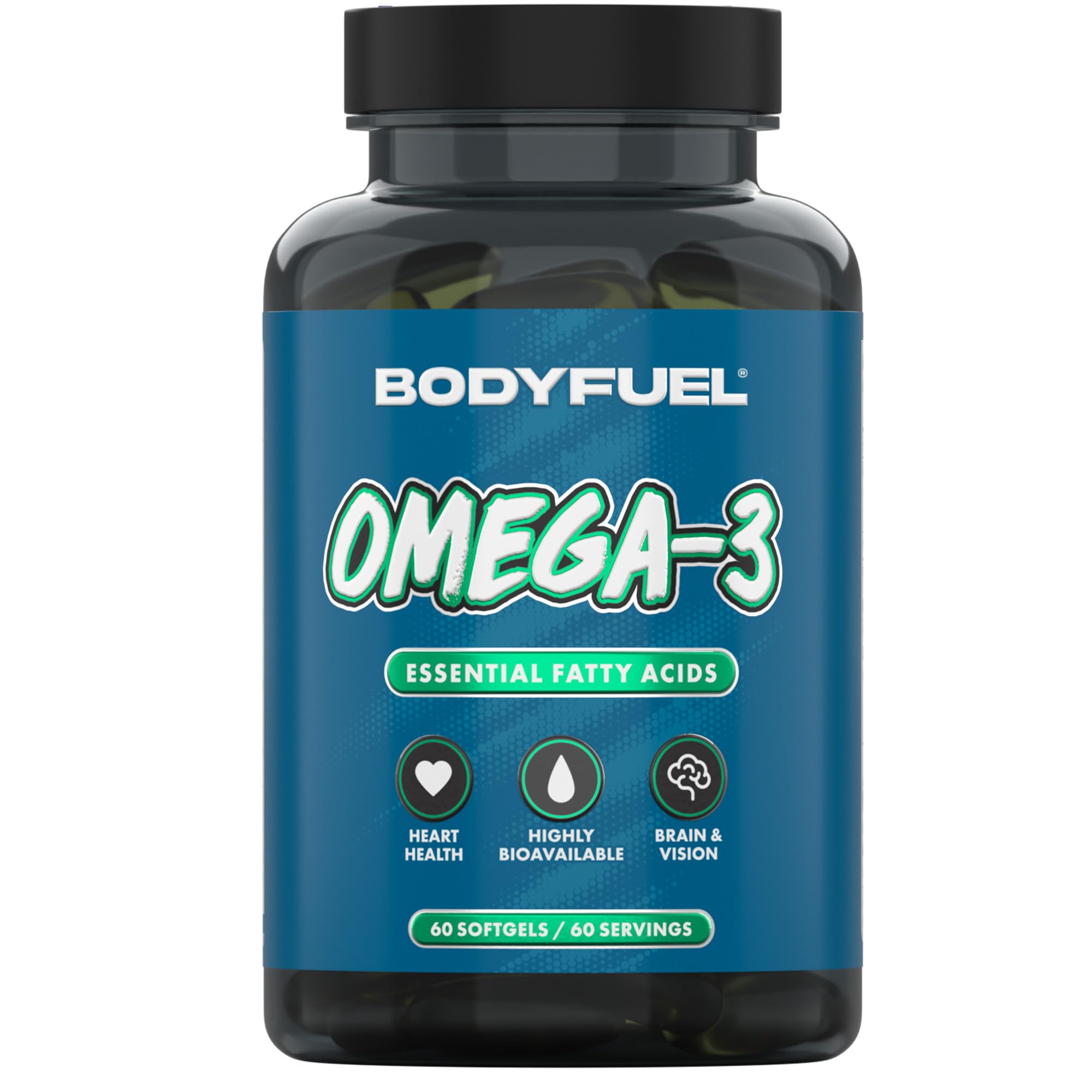 Applied Nutrition - Omega-3 - Supplement - 60 Caps - Blue