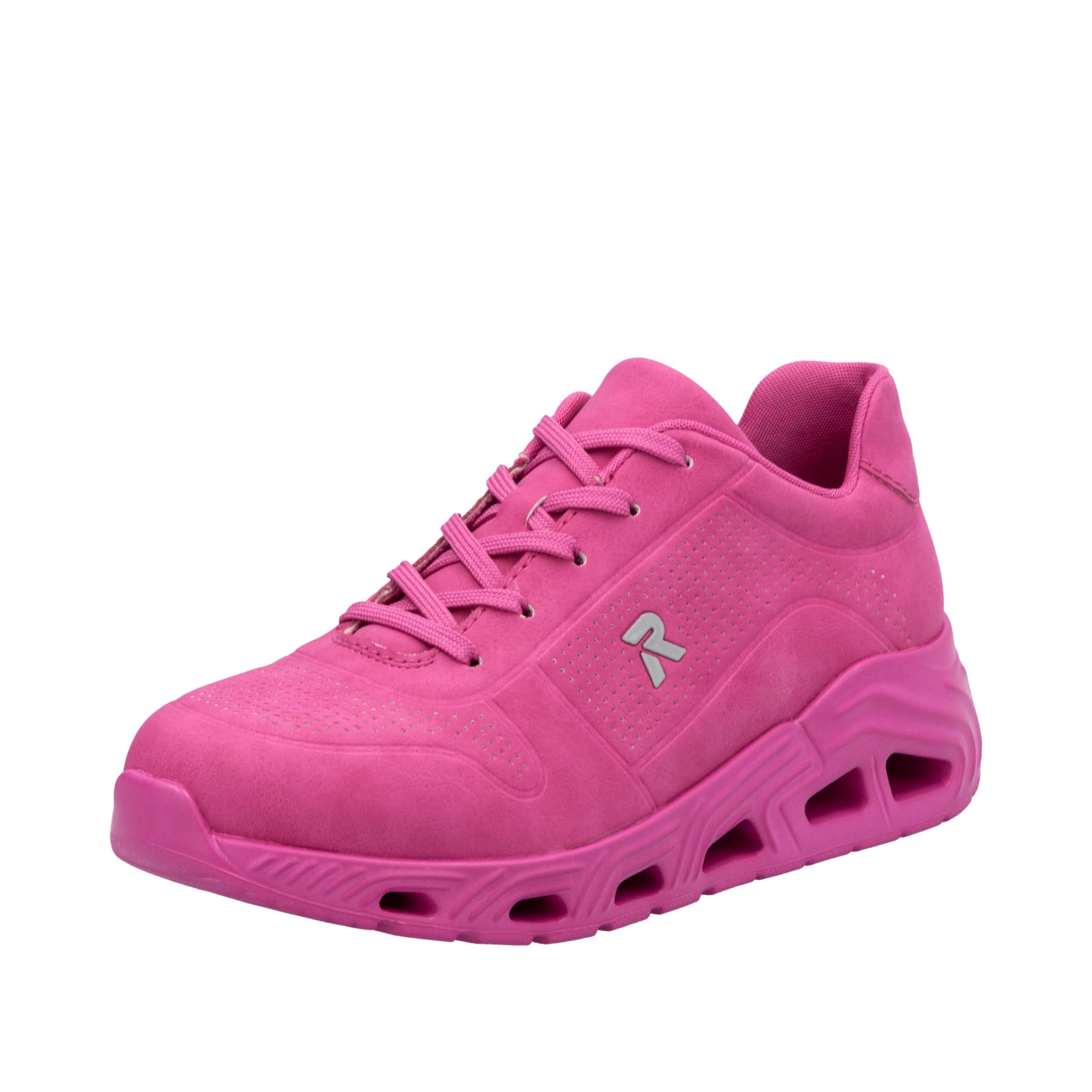 Rieker Women's Dakota N5202 Low Trainers, Pink 31, 7.5 UK