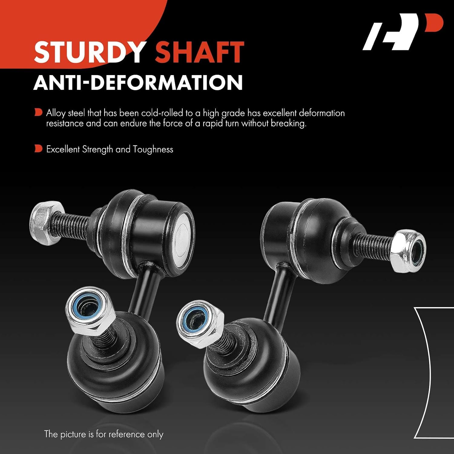 A-Premium 2 x Front Sway Bar Links Stabilizer Bar Links, Compatible with Mitsubishi Outlander 2003-2006, Lancer 2003-2015