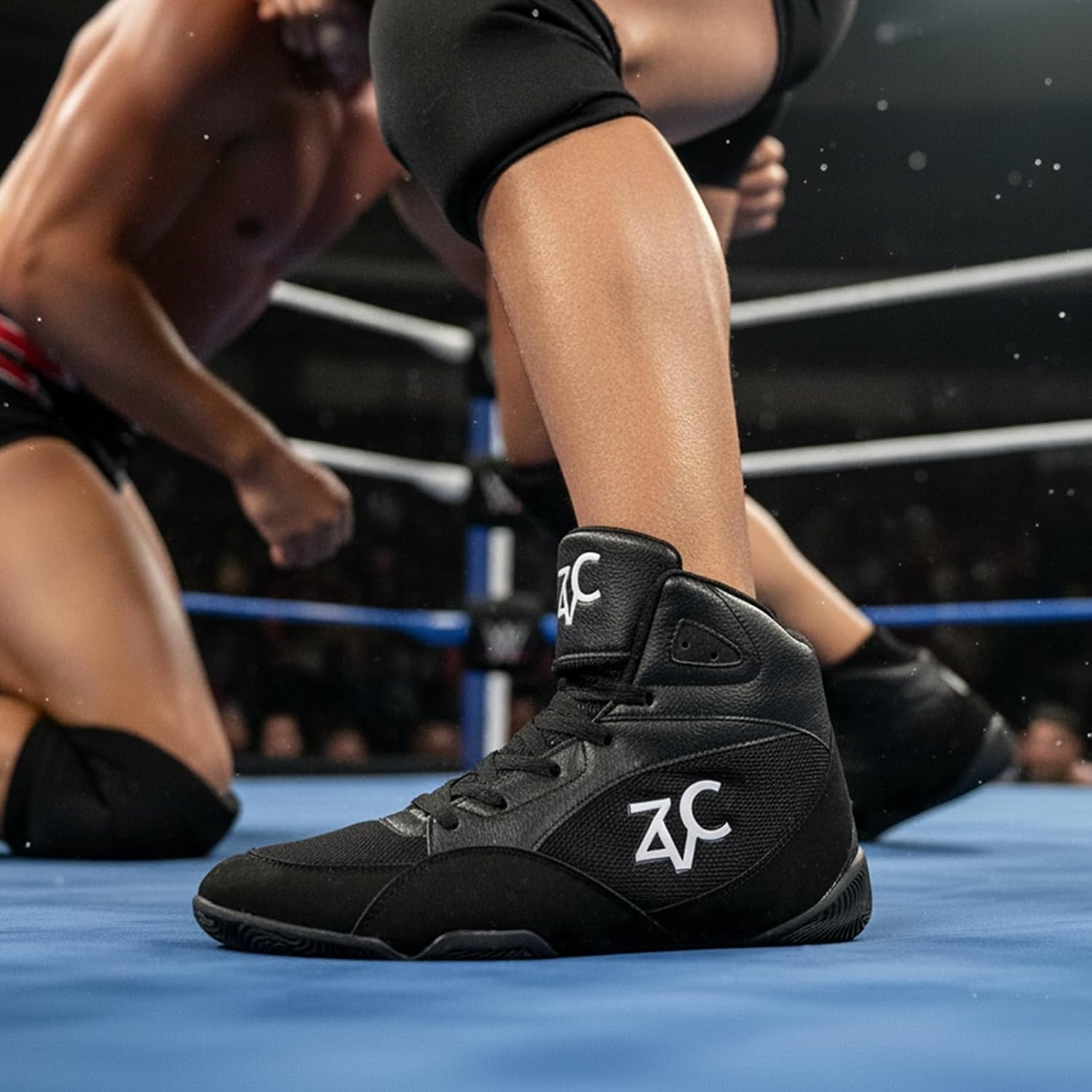 ZVC Wrestling Shoes Men Boxing Shoes for Fighting Shoes Powerlifting Bodybuilding Boots Footwear - Image 3