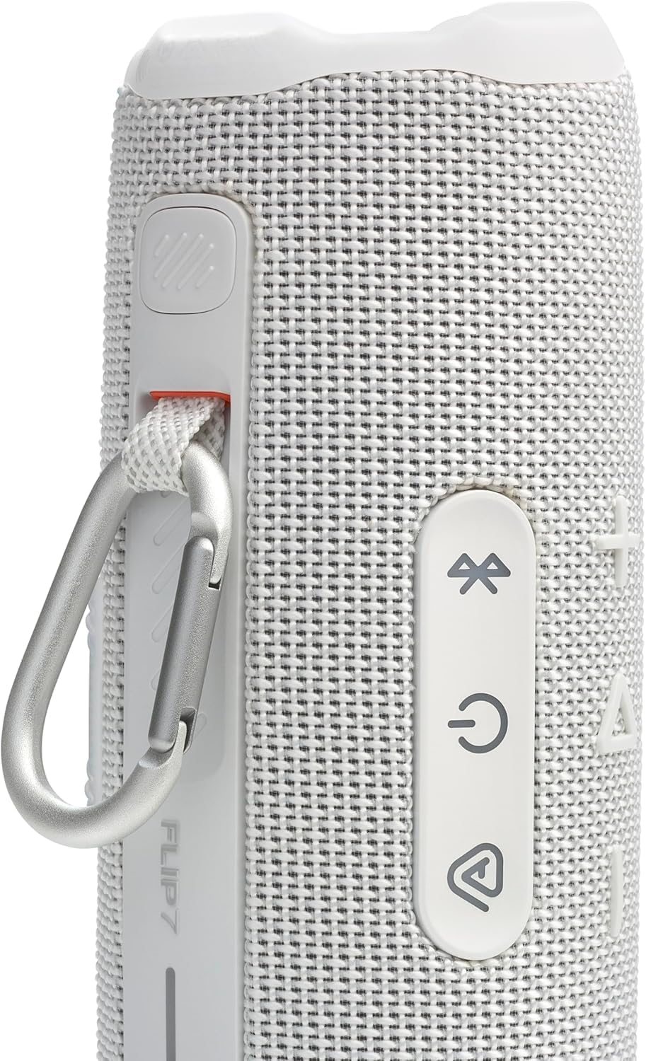 JBL Flip 7 - Portable Waterproof and Drop-Proof Speaker, Bold Pro Sound with AI Sound Boost, 16Hrs of Playtime, and PushLock System with Interchangeable Accessories (White) (Renewed) - Image 2