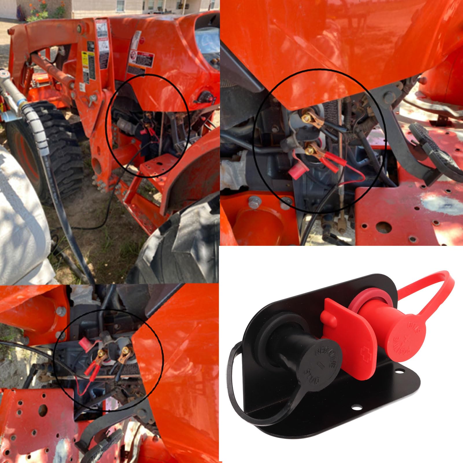 Terminaux de Batterie à Distance Prix de Cuivres en Laiton Premium Accessoires de sécurité Caps de sécurité pour UTV TV Car Trucks RV Tacteur Tipeau Boat Poste de Charge Poste de