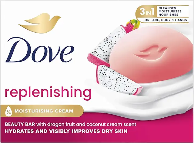 Dove Beauty Bar Scrub Corpo al Frutto del Drago con Crema Idratante Naturale - 90ml