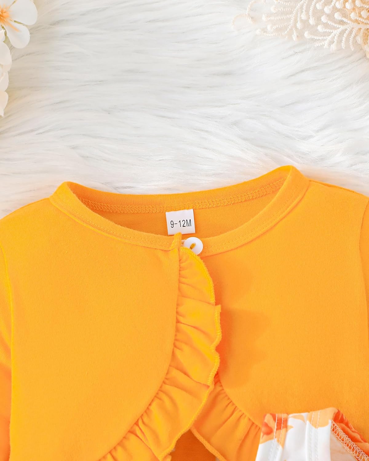 Rosibel Toddler Baby Girls Dress and Cotton Cardigan Set for 6M-3T Spring Autumn Clothes Outfits - Image 4