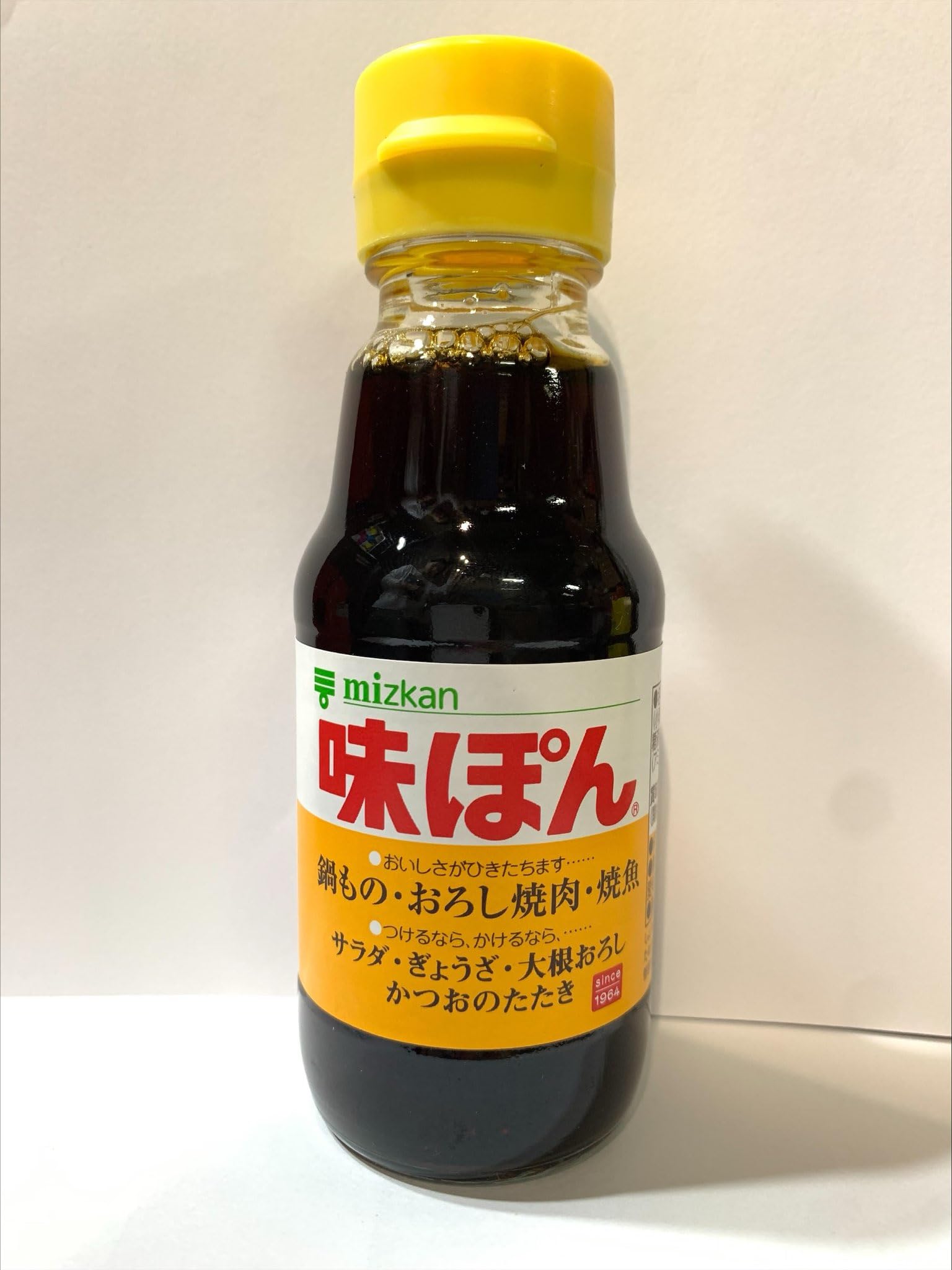 Mitsukan Ajipon Salsa de Soja Japonesa Ponzu Cítrica, 150ml, Importada de Japón