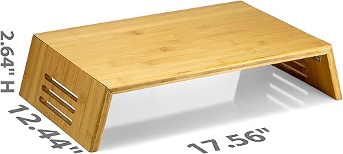 Miniatura 2 de Achieva Soporte de monitor de bambú (71008)