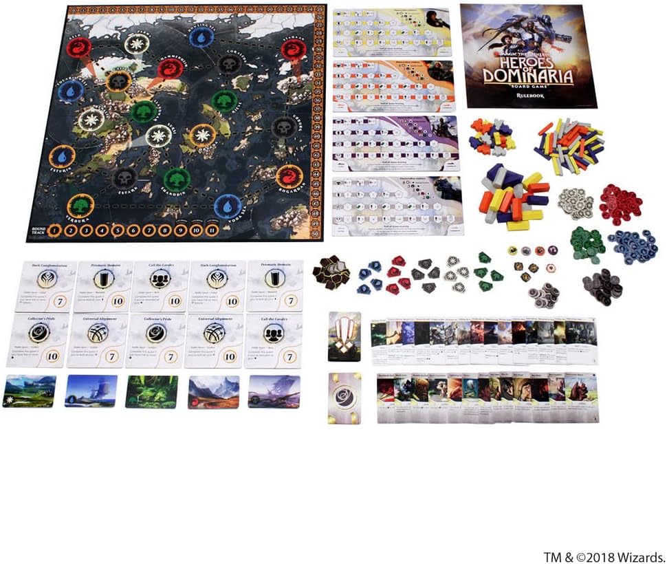 Magic: The Gathering: Heroes of Dominaria Board Game Standard Edition
