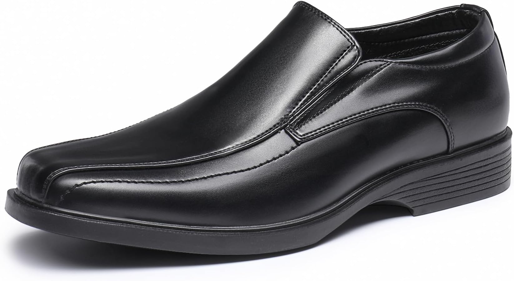 Men's Square Toe Dress Loafers Formal Shoes